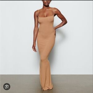 SKIMS Tan Maxi Dress